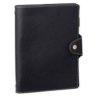 レイメイ藤井 システム手帳 ソフトファイル A5 6穴 リング15mm ブラック WAF1415B 1個（直送品）