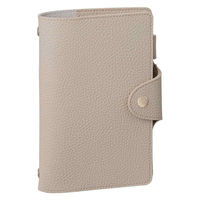 レイメイ藤井 システム手帳 ソフトファイル 聖書/バイブルサイズ 6穴 リング15mm グレー WBF1416N 1個（直送品）