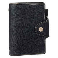 レイメイ藤井 システム手帳 ソフトファイル ポケットサイズ 6穴 リング15mm ブラック WPF1417B 1個（直送品）