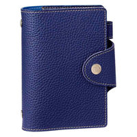 レイメイ藤井 システム手帳 ソフトファイル ポケットサイズ 6穴 リング15mm ネイビー WPF1417K 1個（直送品）