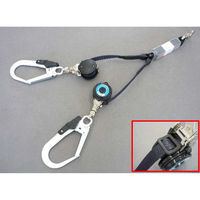 ポリマーギヤ フルハーネス用ランヤード常時巻取WDR/RNCーMー51SーF8ダブルランヤード 1100100003556 1本（直送品）