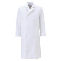 大丸白衣 メンズ長袖ダブル診察衣 ホワイト M N602 1枚（直送品）