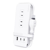 カシムラ 電源タップAC4 USBA+C2PD45W 自動識別 リバーシ AC-063 1個（直送品）