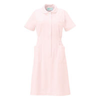 大丸白衣 ワンピース ピンク L N766 1枚（直送品）