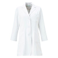 大丸白衣 レディース長袖シングル診察衣(ショート丈) ホワイト M N679 1枚（直送品）