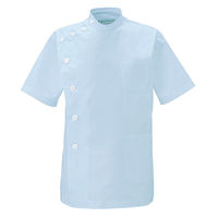 大丸白衣 メンズ半袖ケーシー サックス L N716 1枚（直送品）