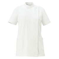 大丸白衣 レディース半袖ケーシー ホワイト M N761 1枚（直送品）