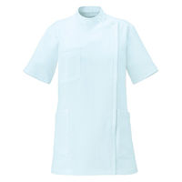 大丸白衣 レディース半袖ケーシー サックス L N771 1枚（直送品）