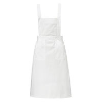 大丸白衣 胸付きエプロン ホワイト M N323 1枚（直送品）