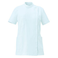 大丸白衣 レディース半袖ケーシー サックス 3L N761 1枚（直送品）