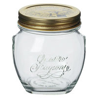 Bormioli Rocco ボルミオリ・ロッコ 300ml Q.S.JAR SQUARE 300cc 487502 1個（直送品）