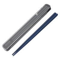 イエロースタジオ 箸&ケース 25EDGE 箸箱セット ブルー 490794 1個（直送品）