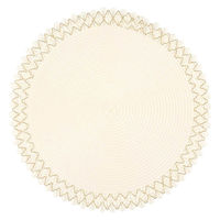 ルークラン ランチョンマット アプリクス ラウンドナチュレ ホワイト 494738 1個（直送品）