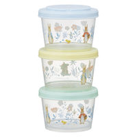 スケーター 保存容器 240ml 薄肉保存容器 3個組 ピーターラビット 494955 1個（直送品）