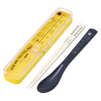 スケーター 抗菌スリムコンビセット スヌーピー グッドネス75周年 音の鳴らない お箸 スプーン 495247 1個（直送品）