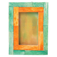 東京かんかん フォトフレーム ボーンミニフレーム S 名刺 チェキ キャメルボーン グリーン 487200 1個（直送品）