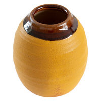 ヤマ庄陶器 フラワーベース 陶器 Deep Breath Flower Vase キャラメル 339444 1個（直送品）