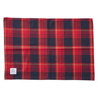 ResoTrading ランチョンマット 52×36cm プレイスマット 綿 レッド 443992 1個（直送品）