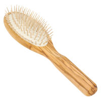 ギャラックス貿易 Redecker レデッカー ヘアブラシ ウッドピンブラシ 21.5cm オリーブ 454247 1個（直送品）