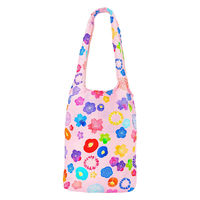 美研繊維 エコバッグ 撥水エコバッグ マチ付き ピンク 458804 1個（直送品）