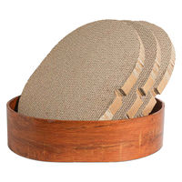 Petner 爪とぎ 楕円 3枚セット 479768 1個（直送品）