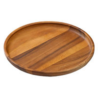 スワンソン商事 プレート アカシア ラウンド 24cm 484296 1個（直送品）