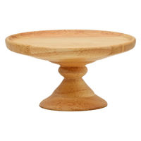 スワンソン商事 ラバーウッド コンポートディッシュ SS 直径12cm ナチュラル 484336 1個（直送品）