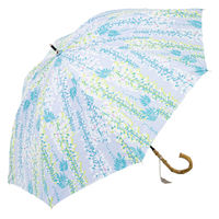 小川 日傘 河馬印本舗 長傘 晴雨兼用 手開き式 50cm 藤 486393 1個（直送品）