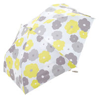 小川 日傘 河馬印本舗 折りたたみ傘 晴雨兼用 手開き式 50cm 花 486418 1個（直送品）
