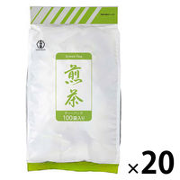 宇治の露 業務用煎茶ティーパック 1セット(100バッグ入×20)