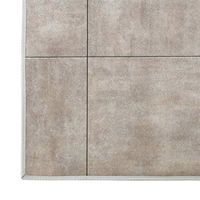 フェデポリマーブル 玄関マット 室内用 30×150cm モルタルタイル 撥水加工 グレー 398564 1個（直送品）