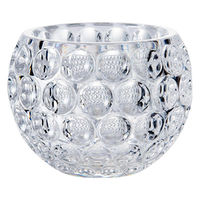 ホワイエ 花瓶 割れないガラス PVクリスタンインフィニティボール 直径8×高さ6cm 404039 1個（直送品）