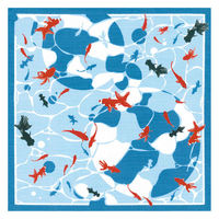 三陽商事 風呂敷 50cm 小ふろしき揺らめき涼夏 365240 1個（直送品）