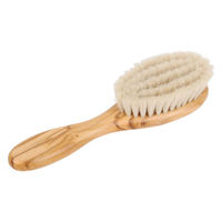 ギャラックス貿易 Redecker レデッカー 赤ちゃん用 ヘアブラシ 15cm 山羊毛 1歳まで 454258 1個（直送品）