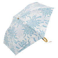 小川 日傘 河馬印本舗 2段 折りたたみ傘 晴雨兼用 手開き式 50cm 菊 486399 1個（直送品）