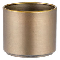 ホワイエ プランター MC円柱ベース 直径10×高さ8.5cm アイアン アンティークゴールド 404081 1個（直送品）