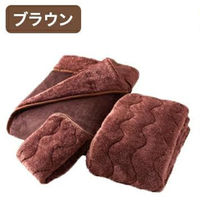 モリリン 吸湿発熱&蓄熱もこもこ寝具セット SD ブラウン S1136MV3 1セット