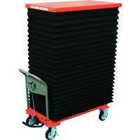 トラスコ中山 TRUSCO ハンドリフター 750kg 600X1050 蛇腹付 早送り無し HLFA-S750J 1台 115-8103（直送品）