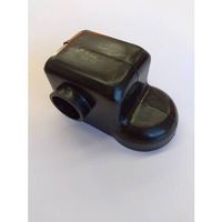 岡田商事 エナジーウィズ MAX CYCLEバッテリーターミナルカバー HWーVT19 黒 1個 555-1921（直送品）