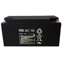 岡田商事 エナジーウィズ HP65ー12A 小型制御式鉛蓄電池 1個 578-8849（直送品）