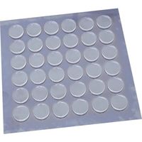 エクシール EXSEAL 耐震ゲル 転倒防止シート ゲルタック お徳用 φ30×5mm(丸型) GT01-22035 1シート(36個)（直送品）