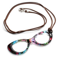 リマーク めがね型ルーペペンダント ピンク 57933 1個（直送品）