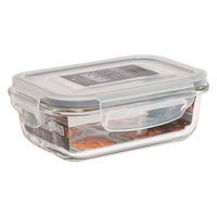 アスベル ユニックス ガラス保存容器 長角型 4600 1個（直送品）