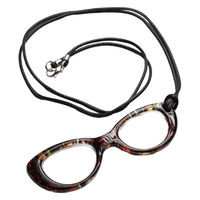 リマーク めがね型ルーペペンダント イエロー 58247 1個（直送品）