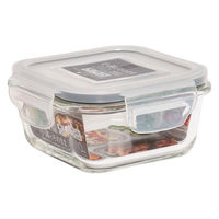 アスベル ユニックス ガラス保存容器 正角型 4604 1個（直送品）