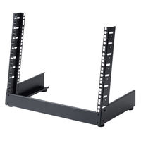 サンワサプライ 卓上19インチ マウントラック 8U ブラック CP-TB8UBK 1台（直送品）