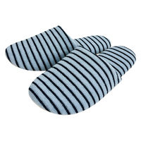 【スリッパ】オクムラSDGs　再生プラスチック繊維スリッパ　ソフト　Ｍ　ブルー 1足（直送品）