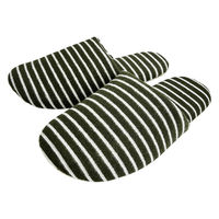 【スリッパ】オクムラSDGs　再生プラスチック繊維スリッパ　ソフト　Ｌ　カーキ 1足（直送品）