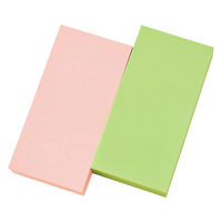 パワーズ 2C 30×60mm 100枚×2色入 パステルピンク&パステルグリーン 1335-1214-0030 1セット(1個×10)（直送品）