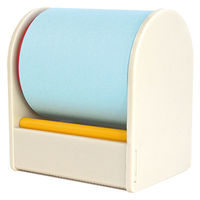 ロルフ シングル ハイスタンダード ディスペンサー付き 50mm幅×10m パステルブルー 1703-0011-0150（直送品）